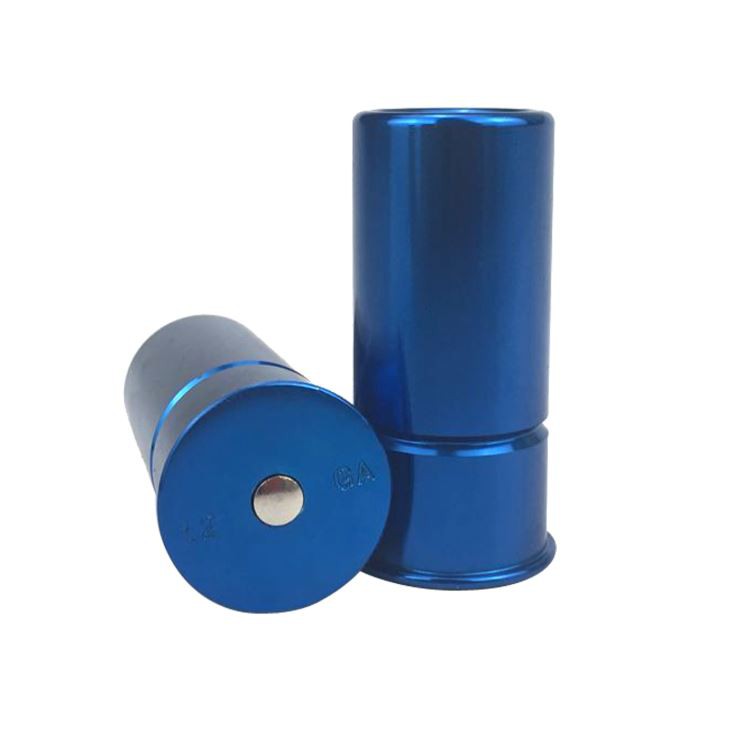 Tourbon Tiro Tático Alumínio Azul Oco Azul 12GA Shotgun Snap Cap Reutilizável Prática Manequim Shell