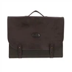 Saco de engenharia de couro de lona e microfibra