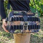 Tourbon 12GA espingarda Camo cartucho saco detém 100 unid.