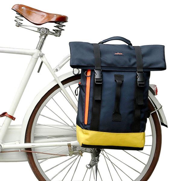 Mochila traseira para laptop para bicicleta ao ar livre